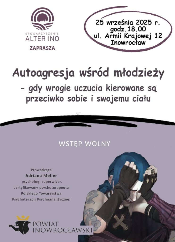 Spotkanie o autoagresji wśród młodzieży – Inowrocław, 25.09.2025